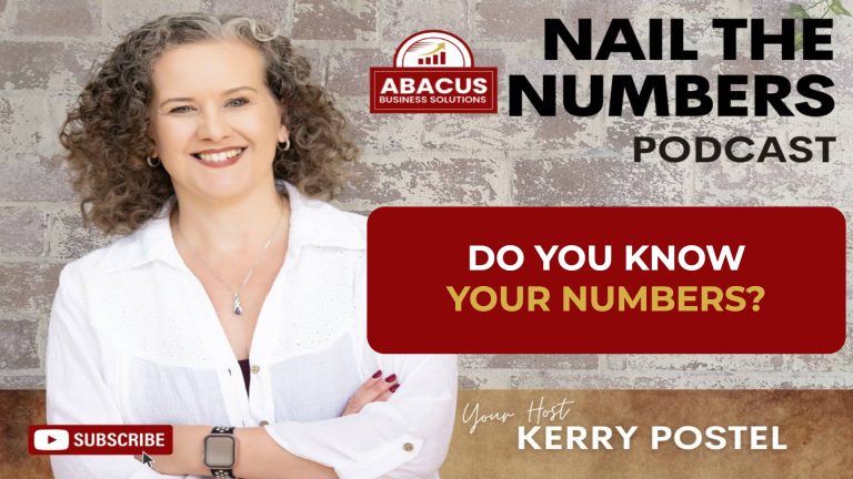 Nail the Numbers podcast artwork with host Kerry Postel: Do You Know Your Numbers?